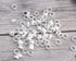 200 Pcs Silicone Cable Ties, 12 MM OD Reusable Rubber Bands for Home Office School Wire Cord Management (White)