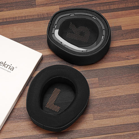 Geekria Sport Cooling-Gel Replacement Ear Pads for JBL Quantum ONE Wireless Headphones, Black