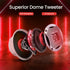 LANZAR 5.25” Marine 2-Way Speakers - 400 Watt Water Resistant Audio System with Attachable Grills - 1 Pair, AQ5CXS