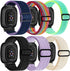 Elastic Bands for Fitbit Versa 4 & Sense 2, Adjustable Stretchy Straps Replacement for Versa 3 & Sense Bands