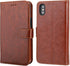 Bocasal Wallet Case for iPhone Xs/X, Card Holder PU Leather, Magnetic Detachable Kickstand, Shockproof Flip Cover