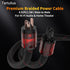 Tertullus (1.5m/4.92ft) OFC HiFi Audiophile Ac Power Cable,Power Cord Wire with US Connector Plug