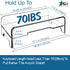 2 5.5 Inches AMT Clear Acrylic Monitor Stand Riser Tier, High Clear Computer Desk Organizer Shelf for Multi Media PC
