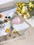Transparent Heart Shaped Mobile Phone Grip, Pink Resin Folding Stand, Convenient Accessory (Pink)