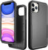Compatible for Apple iPhone 12 Pro Max Cases - Heavy Duty Shockproof Protective Cover in Black & Black