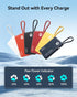 INIU 45W 10000mAh Commuter PawGo Portable Charger, PD Slim Power Bank with Built-in USB-C, Travel Airplane Camping