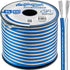 Install Link 14 Gauge Speaker Wire for Marine/Boat, Golf Cart, 100ft, Tinned OFC Audio Cable