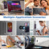 ALAFLY 1/4" Detachable Magnetic Phone Holder for Laptop & Car, Foldable Desk Phone Stand, Adjustable Magnetic Phone