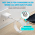 AICase Magnetic Charging Cable, Super Organized Retractable Fast Charging Cable, 3 in 1 Self Winding Phone Cable with