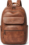 Leresas 37L Vegan Leather Backpack Purse for Women Mens Travel Backpack Work