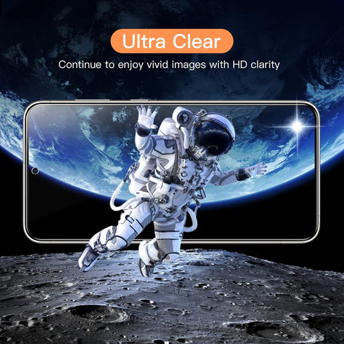 JETech 3-Pack Tempered Glass Screen Protector for Samsung Galaxy S23 5G 6.1-Inch, HD Clear, Fingerprint ID Compatible