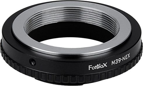 Fotodiox Lens Mount Adapter Compatible with M39 / L39 Russian and Leica Screw Mount Lenses to Sony E-Mount Cameras