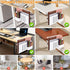 Desk Side Storage, Under Desk Laptop Mount, Table Side Hanging File Organizer, No Drill Clamp On Cable Management Tray