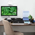 Dual Monitor Stand Riser with Drawer & Metal Leg, Large Computer Monitor Riser for 2 Monitors, Desktop Organizer