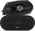 Pyle 3-Way Universal Car Stereo Speakers, 300W 4" x 10" Triaxial Loud Pro Audio, PL410BK (Pair) for Vehicle Door/Side