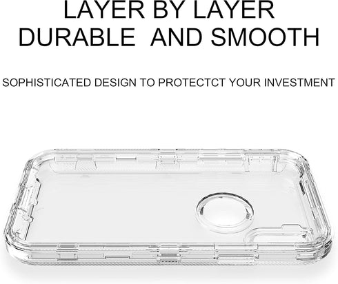 MXX Case for iPhone Xs, Heavy Duty Cover, Shockproof Protection, Hybrid TPU with Hard PC Panel