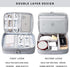 mygreen Electronics Organizer, Electronic Accessories Double Layer Travel Cable Organizer Cord Storage Bag for Cables