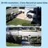 Dual Lens WiFi Security Camera Outdoor, PTZ Auto Tracking, HOM Security Surveillance System, Night Vision, 24/7