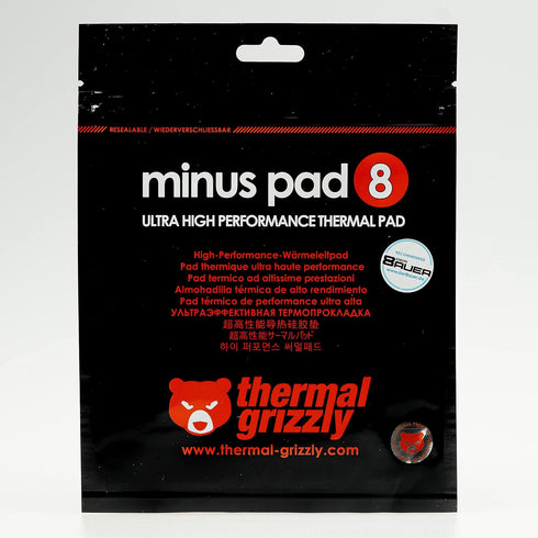 Thermal Grizzly Minus Pad 8 (100x100x0.5mm) - Self-Adhesive Cooling Conductive Thermal Pad