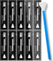 Sensor Cleaning Swabs for APS-C Sensors of DSLR or SLR Camera (10 Packs of 16 mm Swabs) (HCS-16-10)