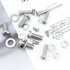 Quacc 24 M4 M6 M8 Universal TV Mounting Hardware Kit PCS Stainless Steel Screws Washers for VESA Wall Mount TV