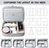 mygreen Electronics Organizer, Electronic Accessories Double Layer Travel Cable Organizer Cord Storage Bag for Cables