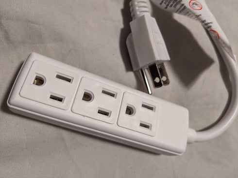 Power Strip 3 Outlet, 1 Count