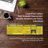 Large Print Computer Keyboard, Wired USB High Contrast Keyboard with Oversized Print Letters for Visually Impaired Low