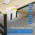 ZJRDYYK Desk Side Storage Organizer, Hanging Desk Side Laptop Holder, Vertical Laptop Stand Holder, Computer Desk Side