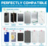 OMASUNB 15PC 40 Suction Phone Grip, Multifunctional Double - Sided Silicone Sticky Phone Mounts, Bead Hands Free Holder