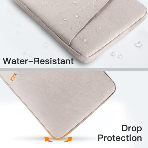 JETech Waterproof Laptop Sleeve for 14-Inch MacBook Pro, Bag Case with Pocket, Compatible with 14 Inch Notebook