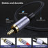 1 2 MOSWAG Male to Female, RCA Y Splitter RCA Cable Audio Video Splitter Adapter Extension Cord Compatible