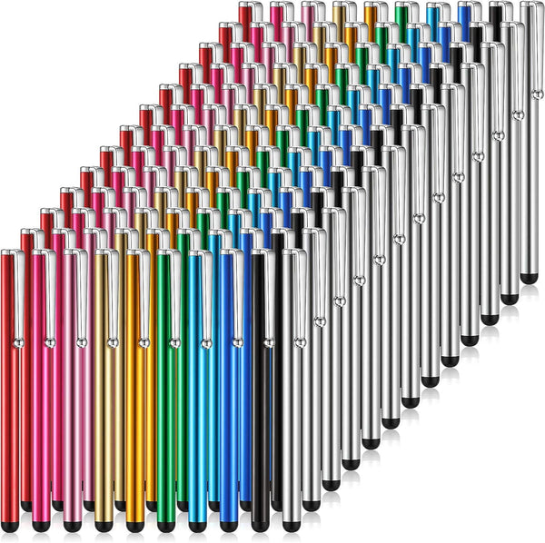 130 Pieces Stylus Pens for Touch Screens, Slim Capacitive Stylus, Universal Digital Pen Compatible with Most Devices,