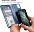 Bocasal Wallet Case for iPhone 11 Pro Max, Card Holder PU Leather, Magnetic Detachable Kickstand, Shockproof Flip Cover