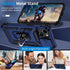 Muntinfe 13 13 6.1 inch, for iPhone Case with HD Screen Protector & Slide Camera Cover & Rotated Ring Kickstand