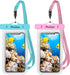 ProCase 2 Pack Waterproof Phone Pouch Case, 7" Universal Underwater Cellphone Dry Bag Holder for iPhone 15 14 13 Pro