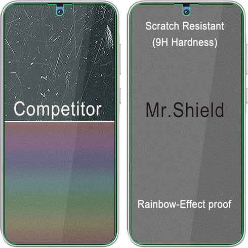 Mr.Shield 3-Pack Tempered Glass Screen Protector for Samsung Galaxy A35 5G - Japan Glass with 9H Hardness
