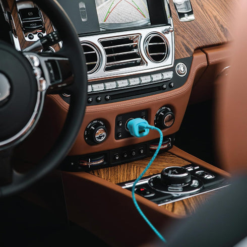 BLACK+DECKER USB C Car Charger, Compact 38W 2-Port Type C Charger with Power Delivery, Compatible with iPhone 15 Series