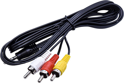 HQRP AV Audio Video Cable/Cord Compatible with JVC GR-D22US GR-D244US GR-D250US GR-D270US