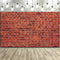 Red Brick Wall Party Backdrop, Large Fabric Photo Background for Baby Shower Birthday Party Decoration