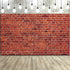 Red Brick Wall Party Backdrop, Large Fabric Photo Background for Baby Shower Birthday Party Decoration