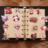 SVGDHZK 50pcs Album Valentine's Day Transparent PET Stickers Vintage Valentine Stickers Sweet Confession Sticker