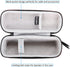 LTGEM Hard Case for Tribit XSound Go or Upgraded MaxSound Plus Bluetooth Speaker - Protective Storage Bag