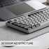 Redragon BK7114 98 2.4G Low-Profile Wireless Computer Keyboard, Keys Slim Office PC Scissors Mechanism Keyboard w/ BT