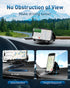 Phone Mount for Car - 360° Rotatable Dashboard Holder for Cell Phones, Washable Reusable for iPhone Samsung Smartphones