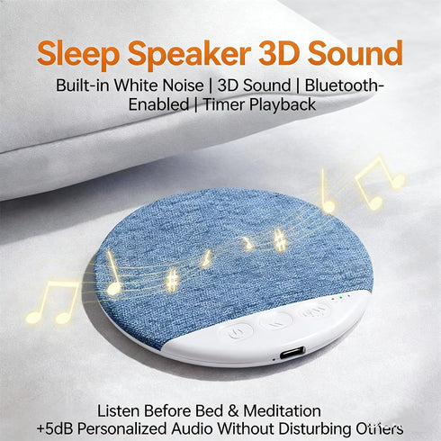 FALLCHILL Flat Under Pillow Speakers, Bluetooth Pillow Speakers for Sleeping, Wireless Charging Ultra Thin Speaker