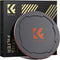 K&F CONCEPT 82mm Thread & Magnetic 2-in-1 Lens Filter Cap Only Compatible with K&F