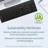Kensington KB150 2.4GHz 104-key, (K75561NA) EQ Wireless Keyboard, Full Size, Wireless Connection, Spill-Proof, Black