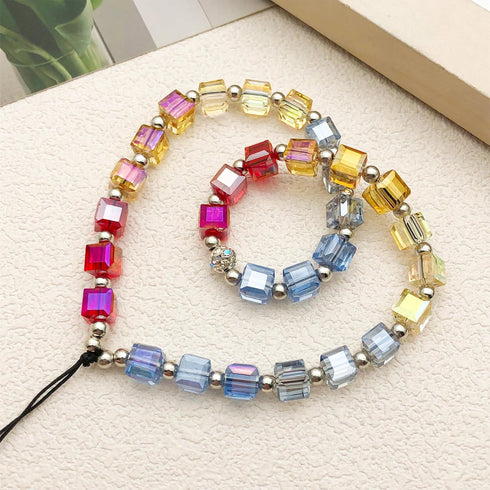 MOTOFITOOL Beaded Camera Wrist Strap Cute Digital Camera Charm Lanyard Phone Chain Keychain Beaded Phone Lanyard Bag