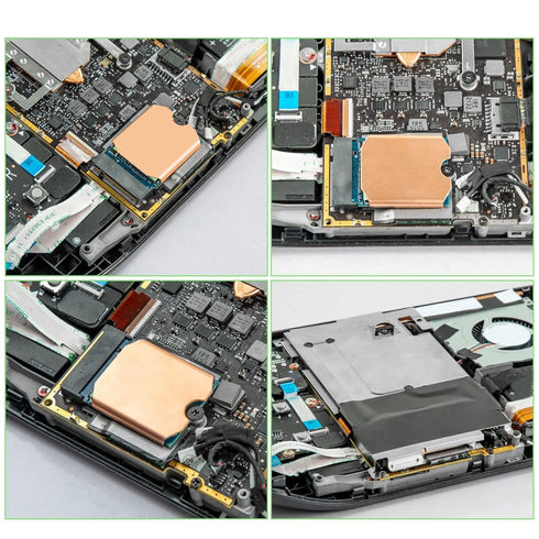 Steam Deck SSD Heatsink Thermal Pad, M.2 2230 NVME SSD Copper Heat Sink with Cooling Thermal Pastes and Repair Kit